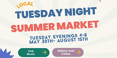 Tuesday night Summer Markets at Fox Valley Mall