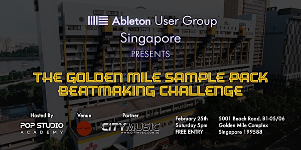 Ableton User Group presents  The Golden Mile Sample Pack