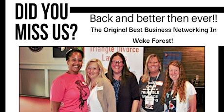 The  Original Best Business Networking in Wake Forest primary image