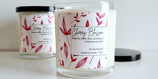 Cherry Blossom Candle Making with The Burning Wic