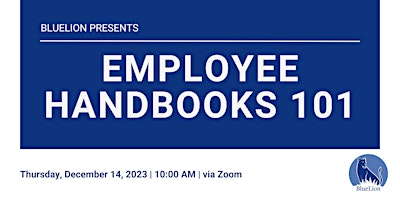 Employee Handbook 101