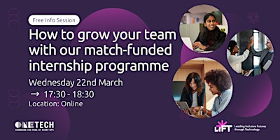 Match Funded Internship – Info Session for Businesses