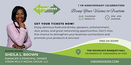VisionDoers 1 Year Anniversary Celebration