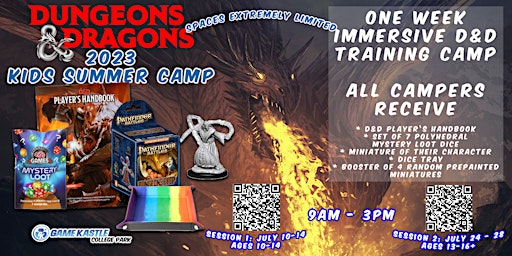 Dungeons & Dragons Summer Camp (Ages 13-16+) primary image