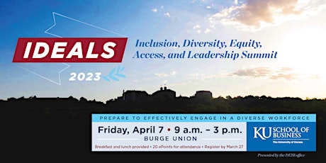 IDEALS 2023 (Inclusion, Diversity, Equity, Access and Leadership Summit) primary image