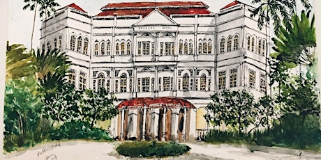Raffles Hotel Urban Sketching: Watercolour by @ycdraws at Faber-Castell Art Festival primary image