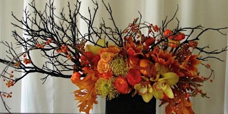 Floral Arrangement Class: October, Fall, & Halloween!