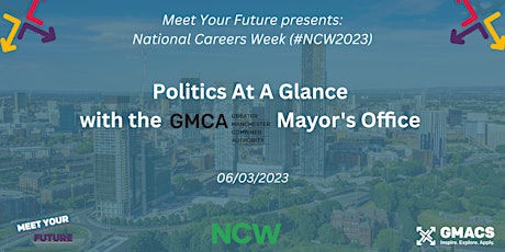 Politics At A Glance with the Director of GMCA Mayor’s Office (#NCW2023 ) primary image