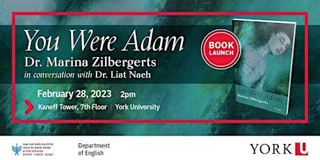 Book Launch: "You Were Adam" by Dr. Marina Zilbergerts primary image