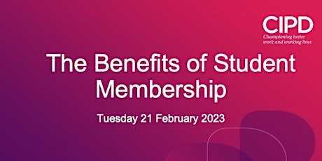 The Benefits of Student Membership primary image