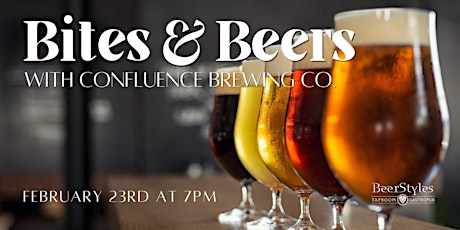 Bites and Beers with Confluence Brewing Company