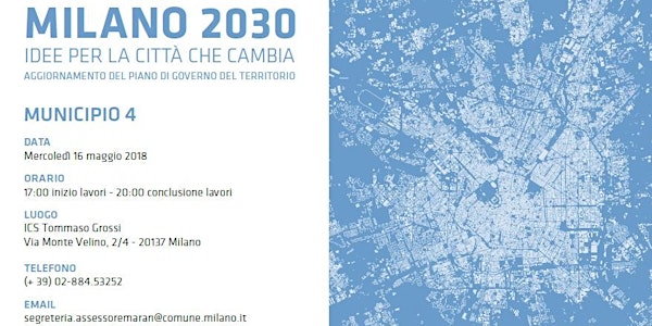 Milano 2030. Idee per la città che cambia. Municipio 4