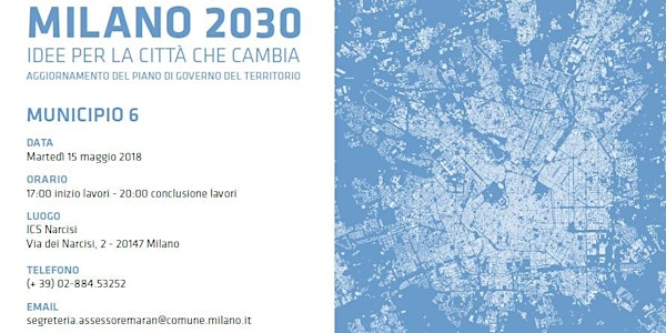 Milano 2030. Idee per la città che cambia. Municipio 6