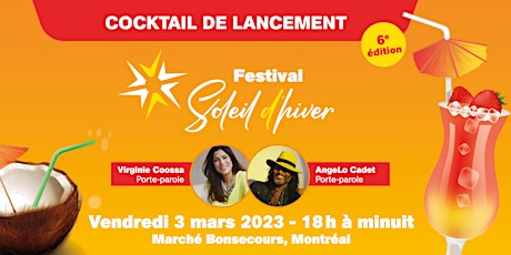 Cocktail de lancement Festival Soleil d'Hiver | 3 mars 2023