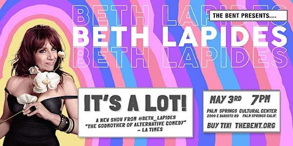 BETH LAPIDES:  IT’S A LOT