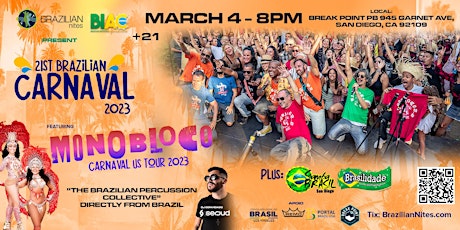 Hauptbild für Brazilian Carnaval 2023 featuring MONOBLOCO