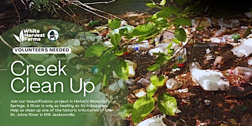 Moncrief Creek  Clean-up with St. Johns Riverkeeper primary image