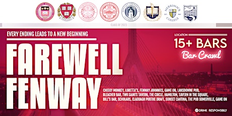 FAREWELL FENWAY - Senior Bar Crawl