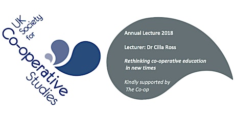 UK Society for Co-operative Studies - Annual Lecture 2018 primary image
