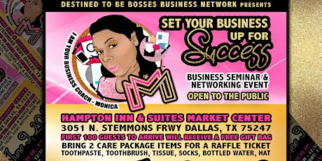 "Set Your Business Up For Success" Business Seminar & Networking Event, Hosted By Your Accountability Business Coach Monica  primärbild