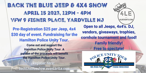 Back the Blue Jeep & 4x4 Show
