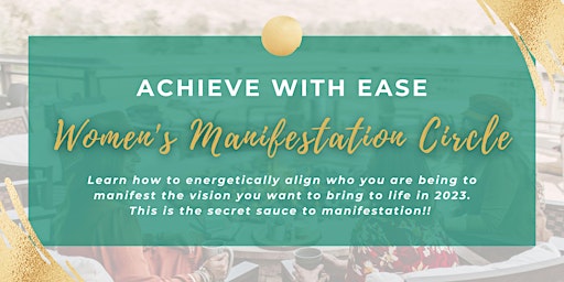 Women's Manifestation Circle - Achieve your goals with ease