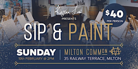 Sip & Paint at Milton Common (Textured Painting)