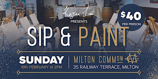 Imagen principal de Sip & Paint at Milton Common (Textured Painting)