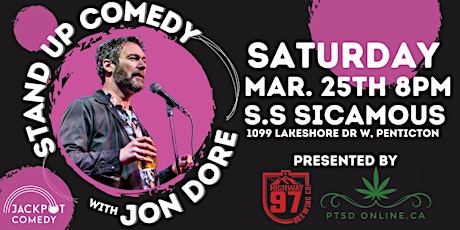 Stand Up Comedy with JON DORE in Penticton