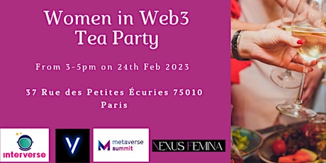 Imagen principal de Tea party women in web3 x Nexus Femina