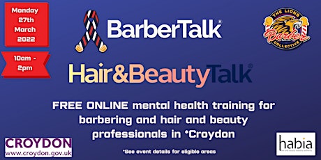 BarberTalk / Hair&Beauty Talk ONLINE - Croydon - Monday 27th March 2023