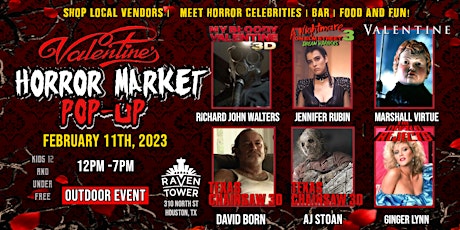 Hauptbild für A Valentine's Horror Market Pop Up  - February 11th, 2023