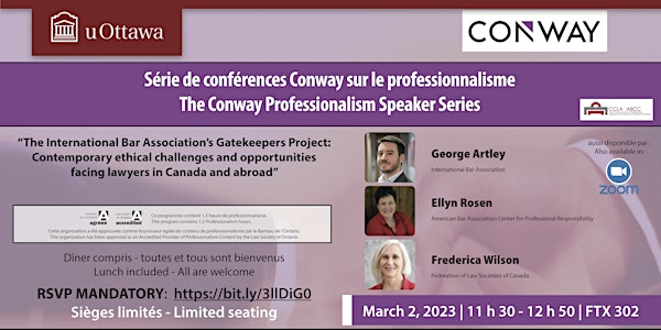The Conway Professionalism Speaker Series