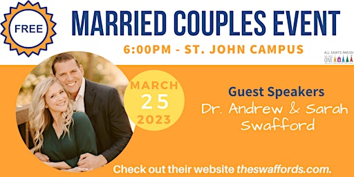Married Couples Speaking Event with Dr. Andrew and Sarah Swafford