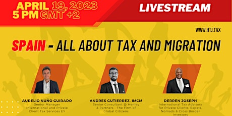 (LIVESTREAM)Spain - All about Tax and Migration.
