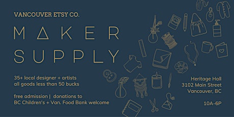Vancouver Etsy Co. Maker Supply Market primary image