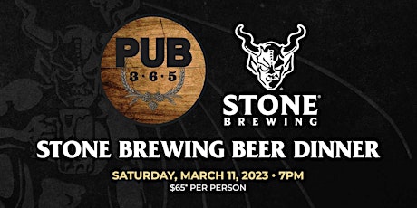 PUB 365 x Stone Brewing Beer Dinner primary image