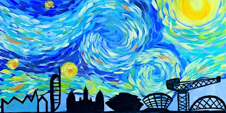 Paint Starry Night over Glasgow! Glasgow