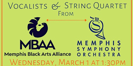 Imagem principal do evento CA Concert Series: Memphis Symphony Orchestra & Memphis Black Arts Alliance