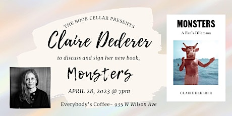 Claire Dederer "MONSTERS" Book Signing