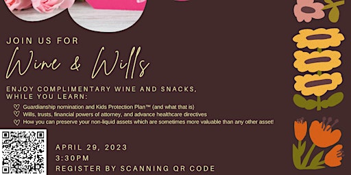 Mother's Day Event: Wine and Wills for Mom