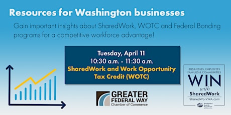 SharedWork, Work Opportunity Tax Credit and Federal Bonding programs