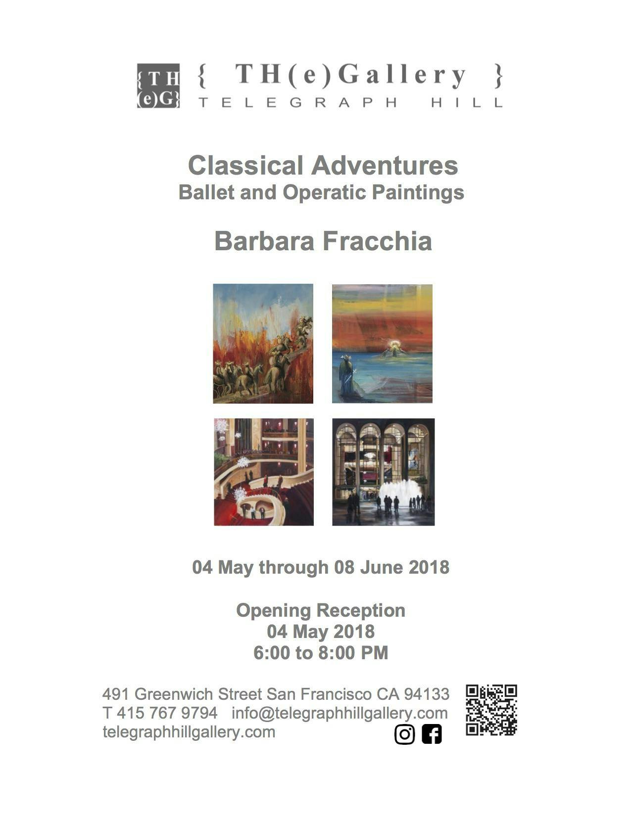 Classical Adventures Ballet and Operatic Paintings at the Telegraph Hill Gallery
