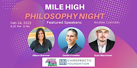 Imagem principal do evento Mile High Philosophy Night