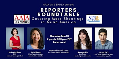 Immagine principale di Reporters Roundtable: Covering Mass Shootings in Asian America 