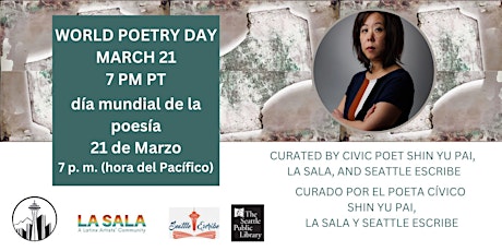 Poetry for Life: Celebrate World Poetry Day with Civic Poet Shin Yu Pai