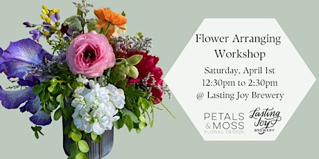 Flower Arranging Workshop with Petals and Moss
