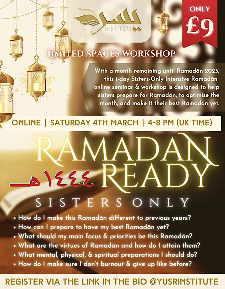Ramadān Ready – Sisters Only