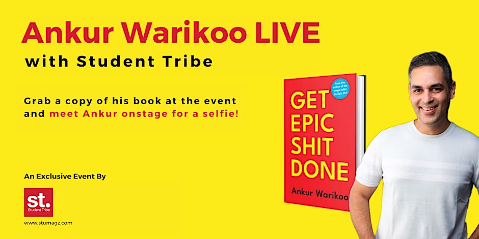 Ankur Warikoo LIVE with Student Tribe in Hyderabad