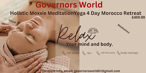 Holistic Moxxie Meditation Yoga 4 Day Morocco Retreat